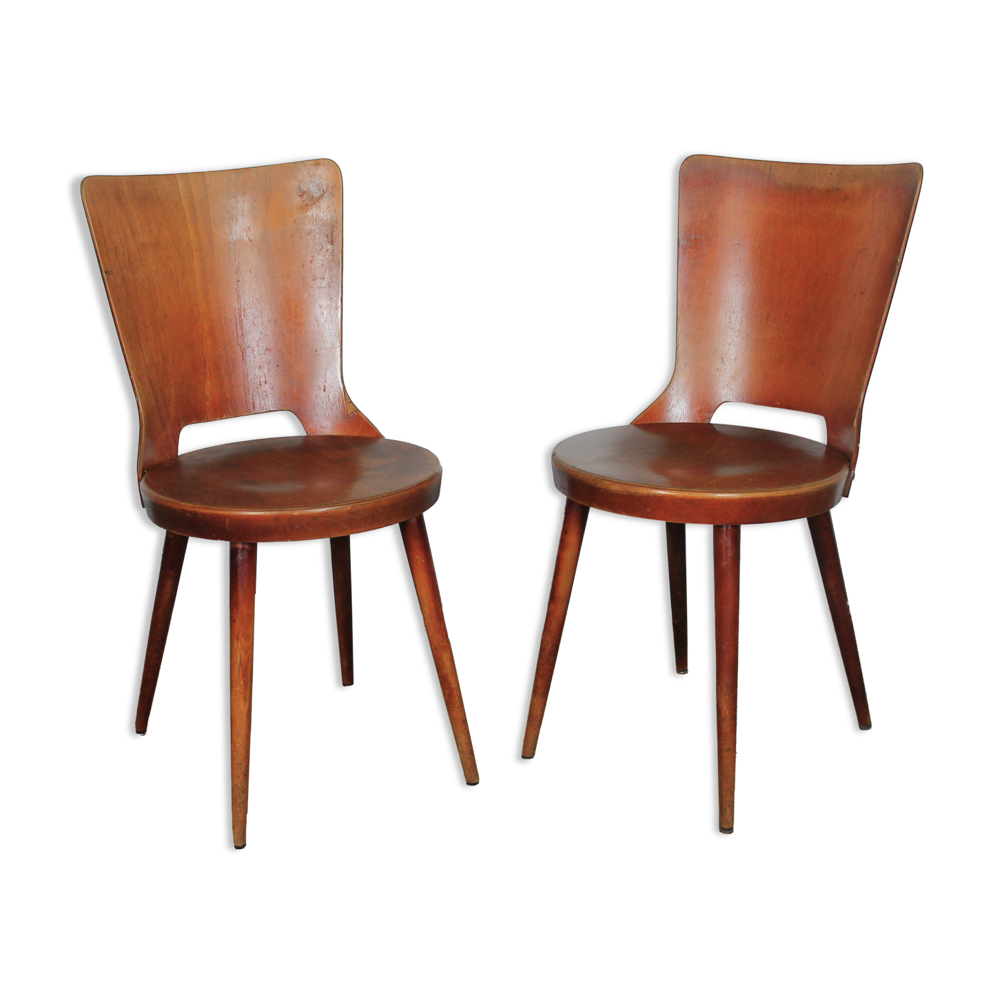 Pair of Baumann Dove chairs
