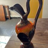 Vallauris ceramic soliflore vase H 37 cm