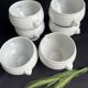 6 porcelain lion head soup bowls
