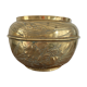 Art Nouveau copper brass cachepot