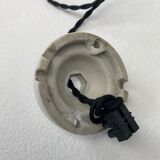 Old vintage opaline pendant lamp