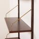 Scandinavian rosewood shelving unit, set of 5 shelves, 1960s