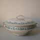 Soup bowl Saint Amand, green pattern - model 4025