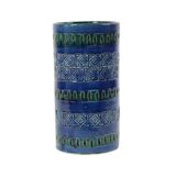 Vintage Italian Vase Ceramiche Minerva Blue Ceramic