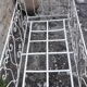 Wrought iron bed