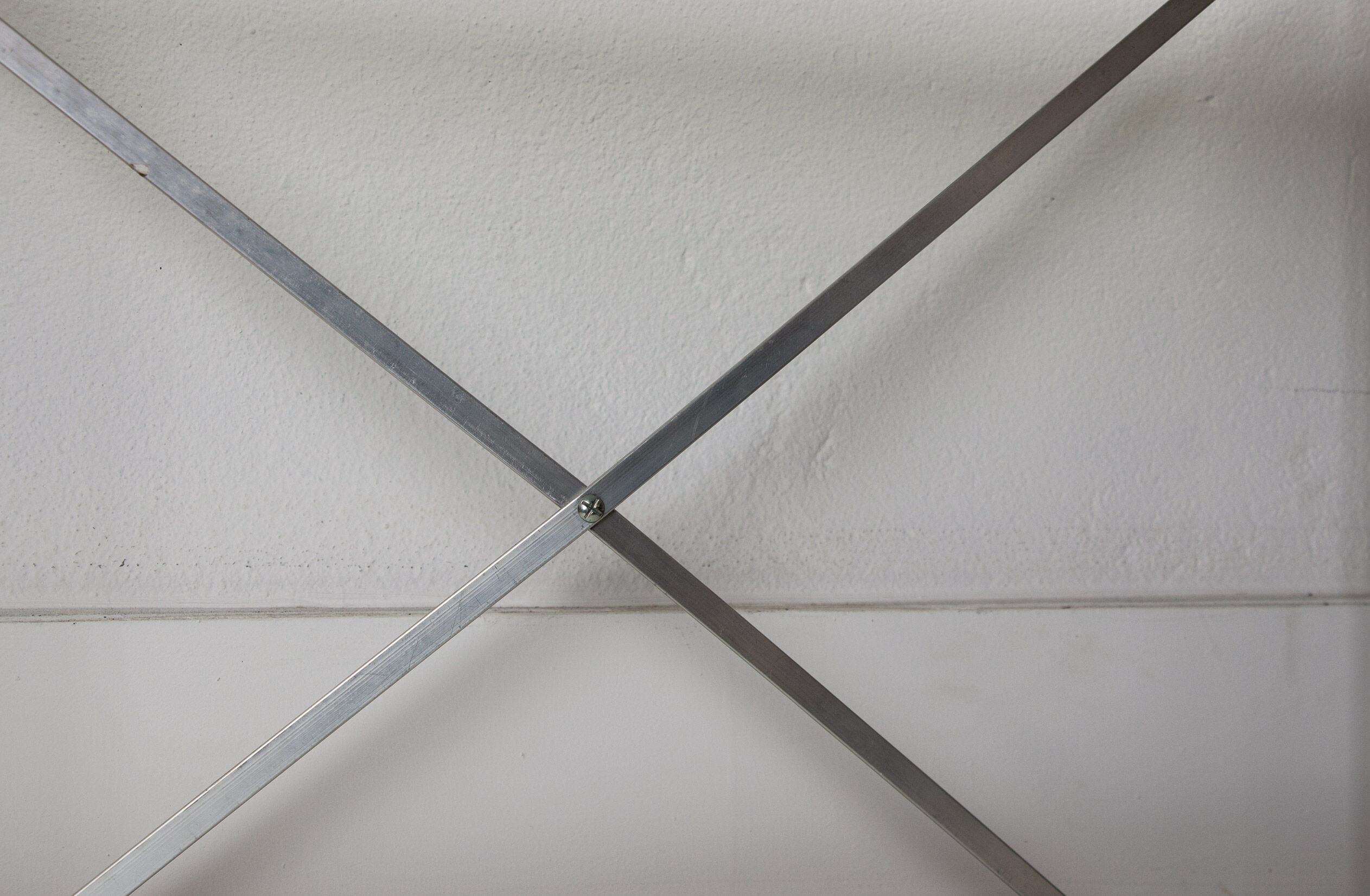 Vintage modular shelving unit in wood and aluminum, 1970s