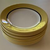 12 dessert plates l'Amandinoise