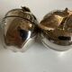 Product Popup Noel 22 Apple Box in silver metal and gilded brass