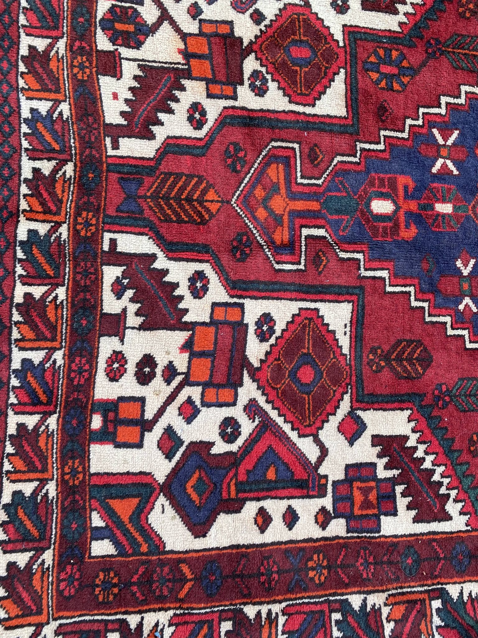 Tapis ancien persan Hamadan 160x218 cm