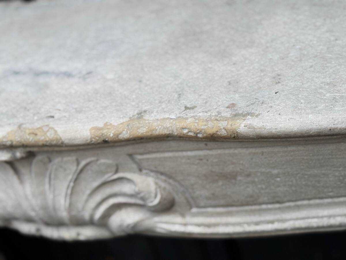 Regency style fireplace in loamy stone circa 1880