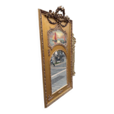 Grand miroir avec tableau bateau