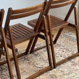 4 folding chairs 1960