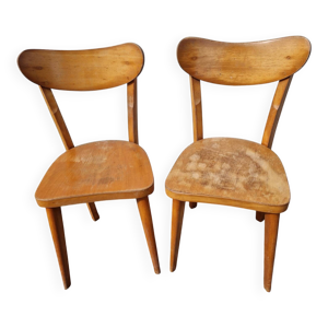2 chaises bistrot, 1960