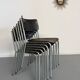 Set of 6 stackable chairs designed by Gustav Hassenpflug, Bauhaus, 1940s.