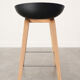 Hay bar stools – about a stool (aas) – oak & black shell – set
