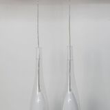 Pair of IKEA klockspel pendant lamps from 1980, cleaned and working