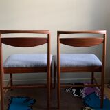 Mid Century Teak Dining Chairs By Tom Robertson For Mc Intosh, 1960s, Set Of 2