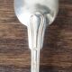 Set of 5 white metal spoons from the 20s