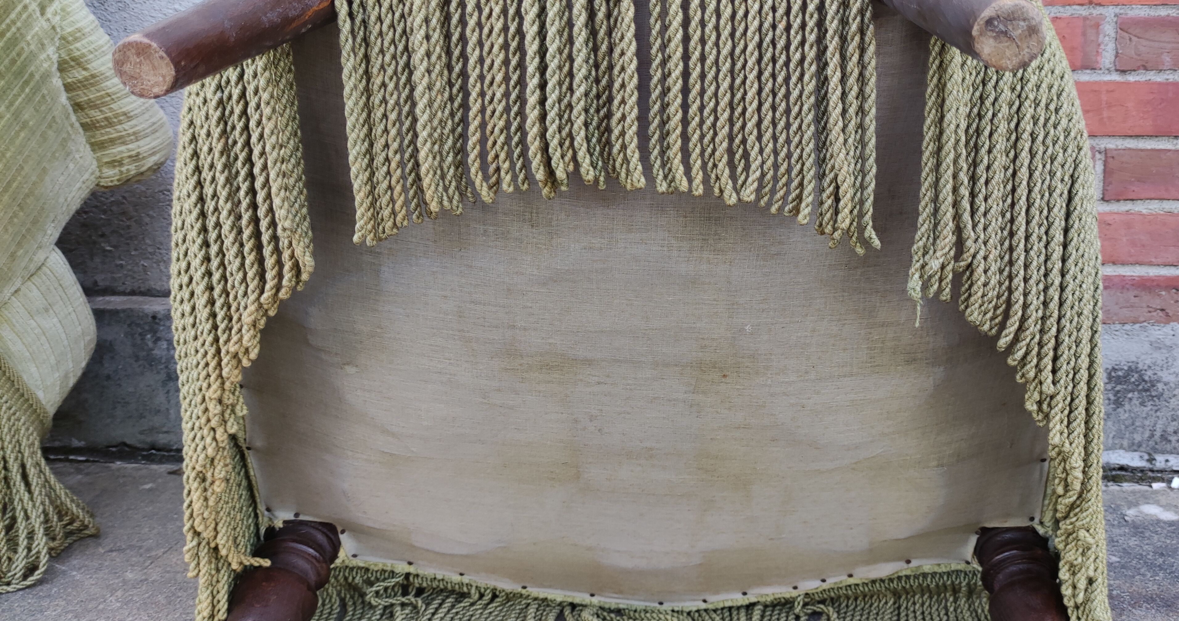 Pair of toad armchairs