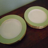 Flat and hollow plates L'Amandinoise, set of 12, 50s