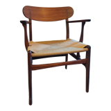 Set of 2 CH26 Chairs by Hansen Wegner for