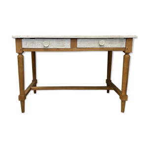 Table deux tiroirs