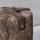 Pair of spanish wooden pedestals