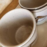 Set of 3 sandstone mugs