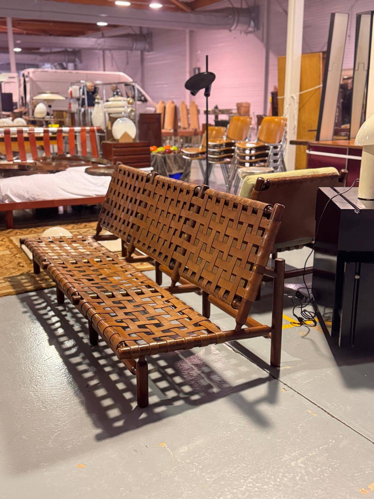 Three-seater sofa by Ilmari Tapiovaara for Paolo Arnaboldi, Italy 1957