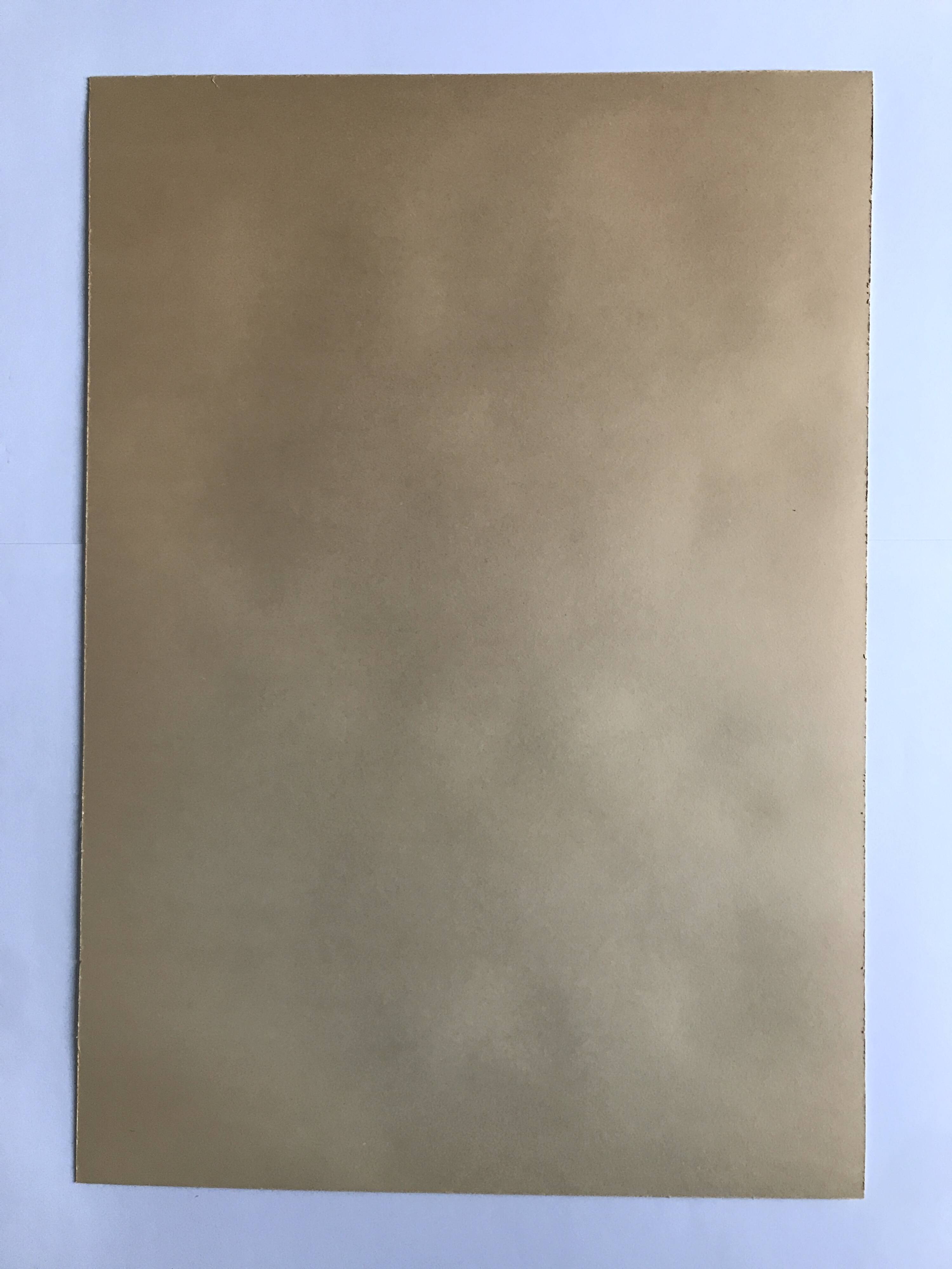 Composition abstraite orange et verte, gouache sur papier, 1989