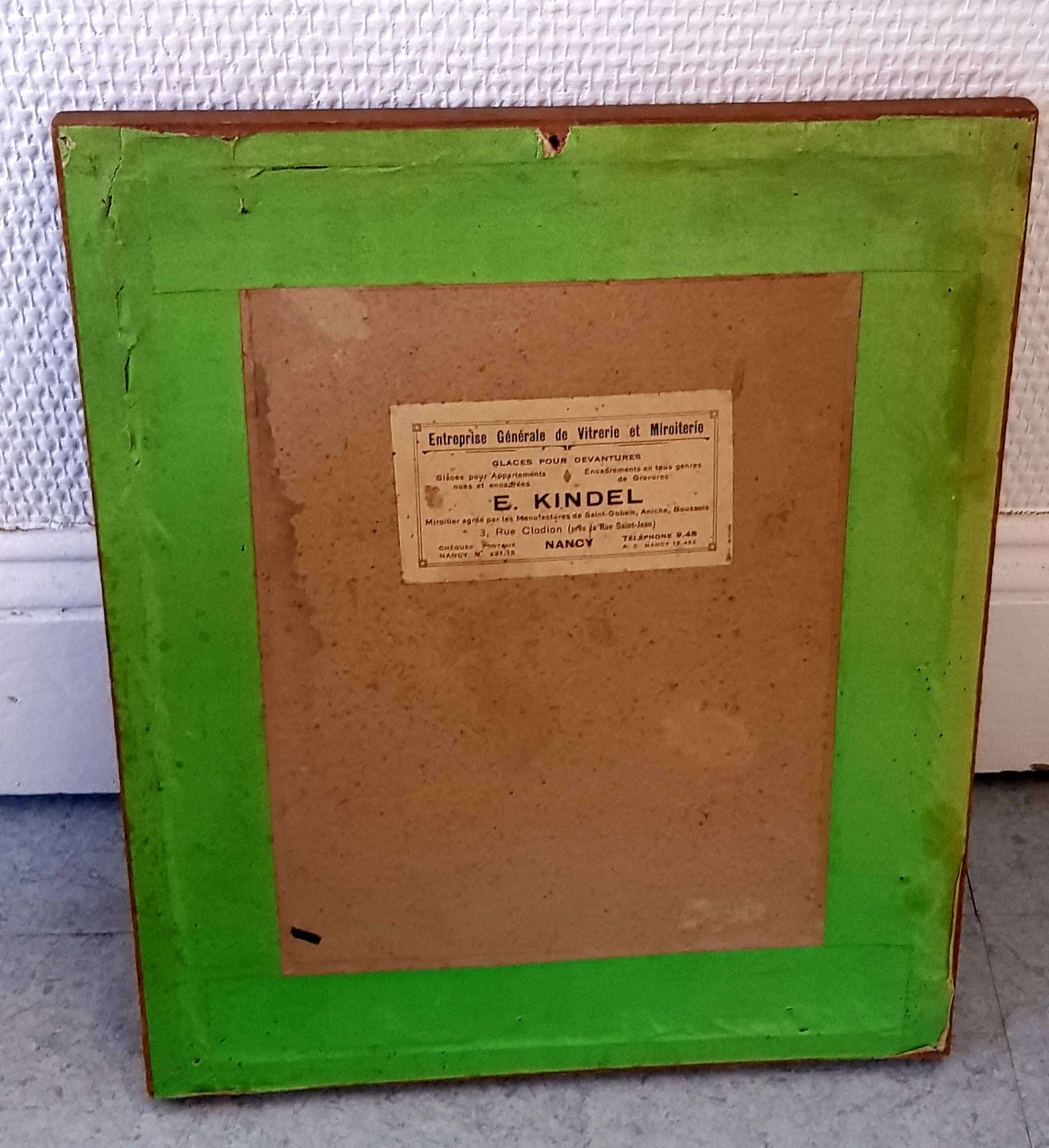 Pastel portrait of woman