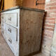 Patinated wooden workshop furniture