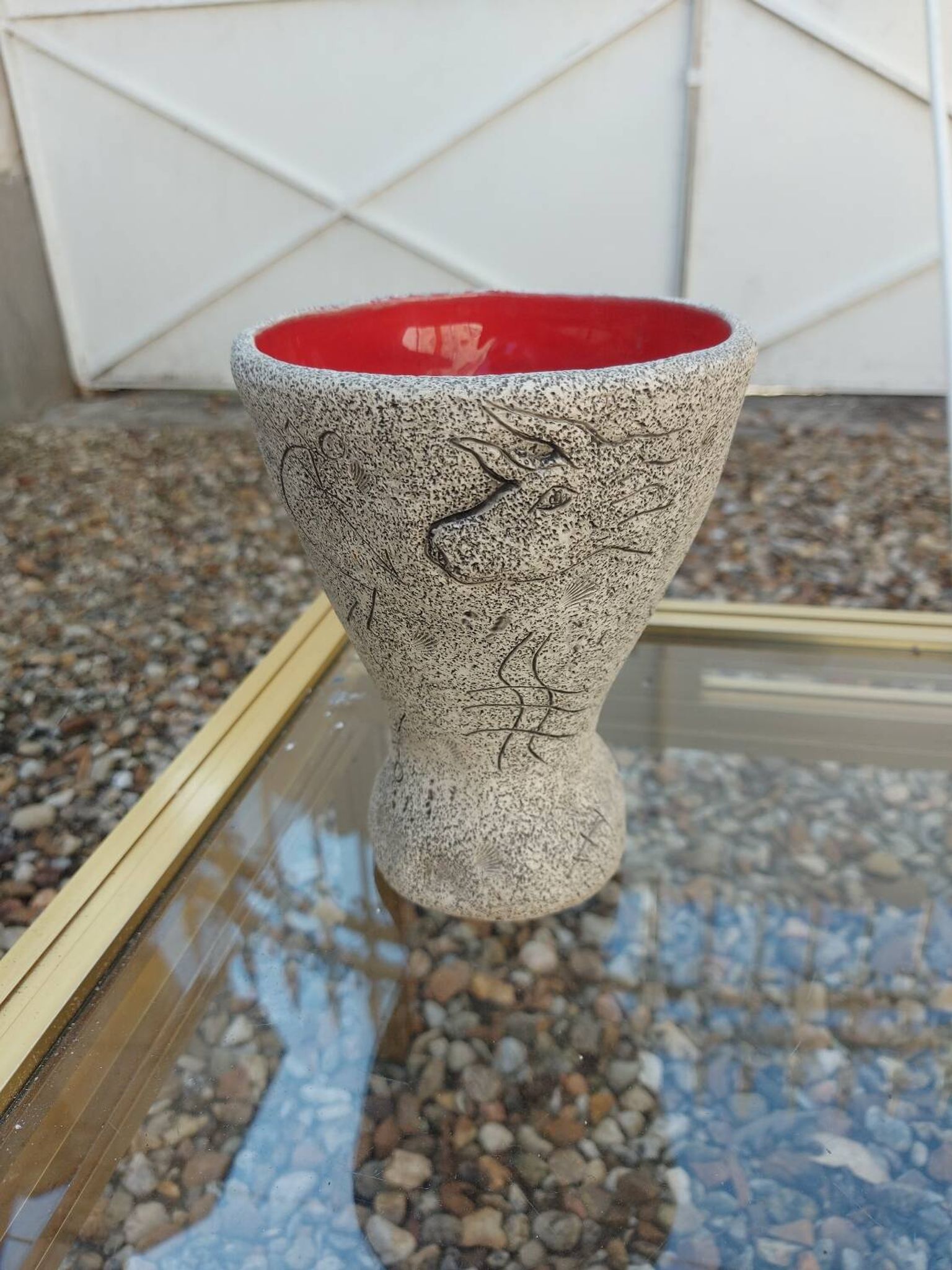 Vase en ceramique éthnique Francis triay