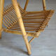 Vinyl doors/vintage bamboo rattan magazines