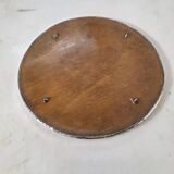 Silver-plated mirror tray centrepiece from the mid-20th century, 30 cm.