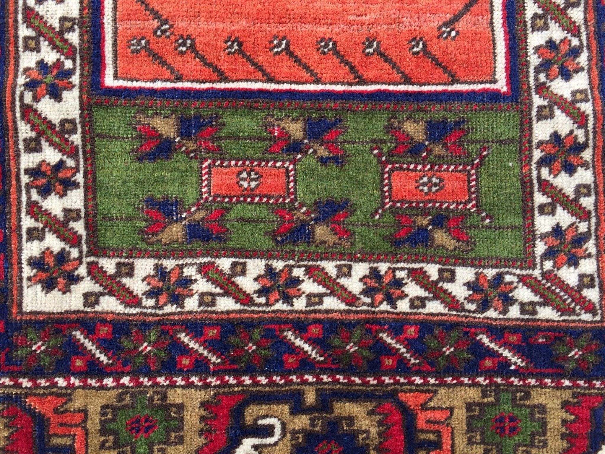 Turkish Prayer Rug vegetable dye 175x115cm