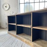 Double-sided counter with XL oak compartments