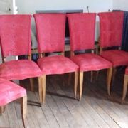 6 chaises skaï