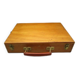 Old wooden paint box