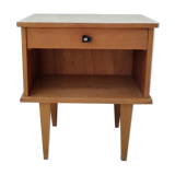 Scandinavian bedside table 60s