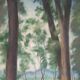 Henri Vergé-Sarrat (1880-1966) – Oil on canvas "Noisy-le-Grand – The Park"