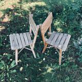 Pair of children's garden chairs