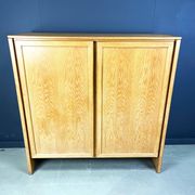 Vintage Belgian oak cabinet, 1970s