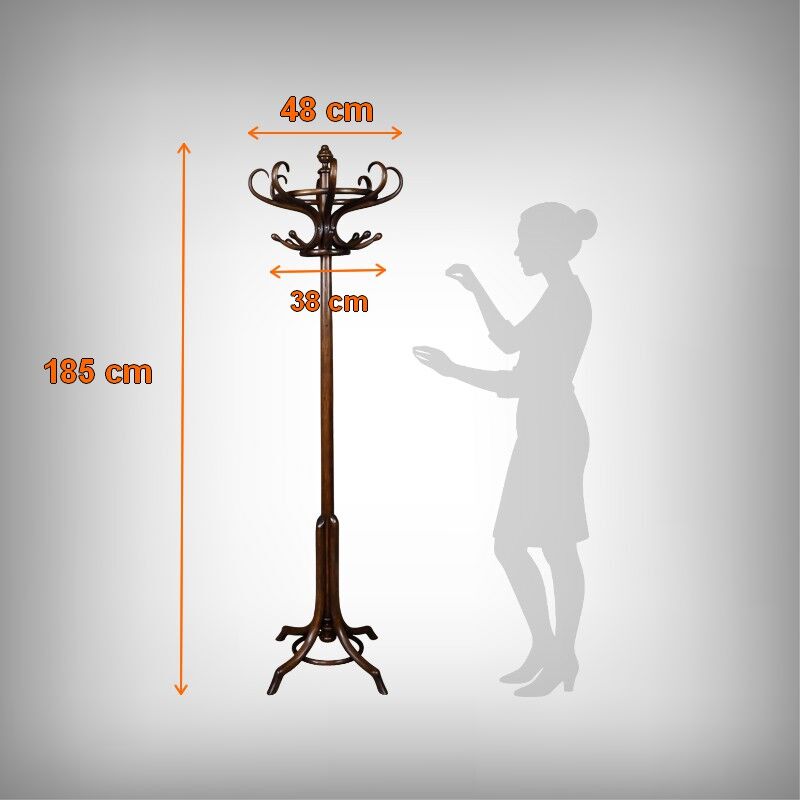 Beech coat rack parrot – early 20th century