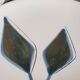 Six ceramic plates with matt enamel 50s