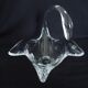 Coupe Vide-poche cristal de Vannes Le Châtel en forme de Cygne