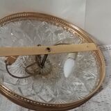Ceiling light glass gilding style XIX