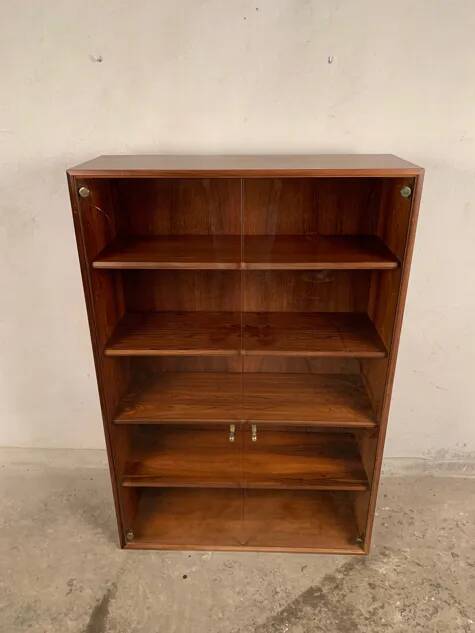 Rosewood display cabinet by Idee Mobel, Pesch, Germany, 1960s
