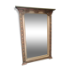 Miroir en bois et stuc polychrome 74x105cm