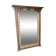 Miroir en bois et stuc polychrome 74x105cm